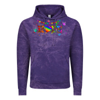 Cloud Purple lgbtq hope  libbey glass Vintage Hoodie - HRA Design Shop
