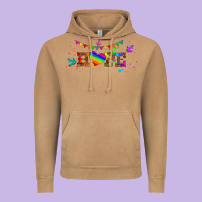 Lgbtq Hope  Libbey Glass Vintage Hoodie Designed By Hra Design Shop