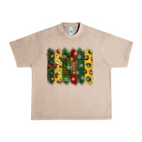 French Oak christmas brushstroke Urban Heavy Tee - BundleAndBundleShop