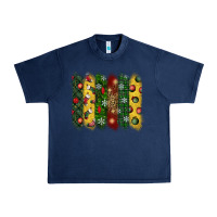 Navy christmas brushstroke Urban Heavy Tee - BundleAndBundleShop