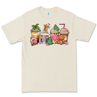 Bone pink gingerbread coffee cups Premium Tee - Zillion Design Studio