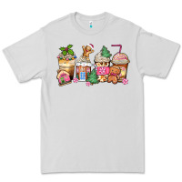 Dove Grey pink gingerbread coffee cups Premium Tee - Zillion Design Studio