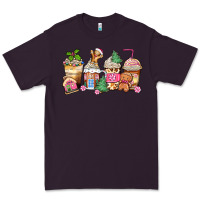 Plum pink gingerbread coffee cups Premium Tee - Zillion Design Studio