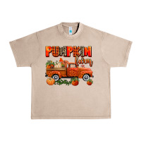 French Oak pumpkin farm truck Urban Heavy Tee - AdoDesignShop