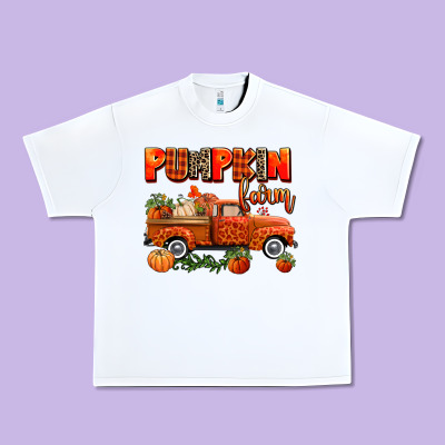 Pumpkin Farm Truck Urban Heavy Tee Designed By Adodesignshop