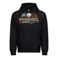 Black Wild about Baseball Urban Hoodie - HowdyJamesFarm