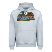 Heather Grey Wild about Baseball Urban Hoodie - HowdyJamesFarm