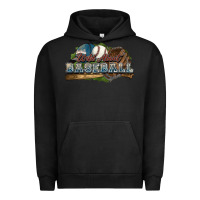 Pigment Black Wild about Baseball Urban Hoodie - HowdyJamesFarm