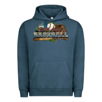 Pigment Midnight Navy Wild about Baseball Urban Hoodie - HowdyJamesFarm