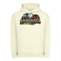 Pigment Pistachio Wild about Baseball Urban Hoodie - HowdyJamesFarm