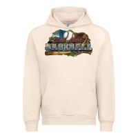 Sandshell Wild about Baseball Urban Hoodie - HowdyJamesFarm