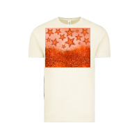 Vintage Arctic orange glitter star Vintage Tee - JahusDesignShop