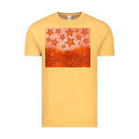 Vintage Mustard orange glitter star Vintage Tee - JahusDesignShop