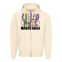 Sandshell little miss mardi gras Zipper Hoodie - MaliasSmallBusiness