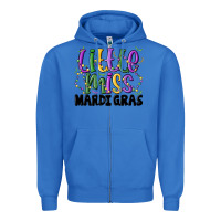True Royal little miss mardi gras Zipper Hoodie - MaliasSmallBusiness