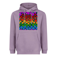 Lavender Pride lgbtq flowers seamless pattern Heavyweight Hoodie - BundleAndBundleShop