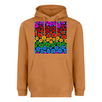 Meerkat Pride lgbtq flowers seamless pattern Heavyweight Hoodie - BundleAndBundleShop
