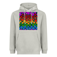 Moon Dust Pride lgbtq flowers seamless pattern Heavyweight Hoodie - BundleAndBundleShop