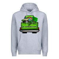 Heather Grey St Patrick's Day Truck Premium Hoodie - Bettercallsaul