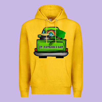 St Patrick's Day Truck Premium Hoodie Designed By Bettercallsaul