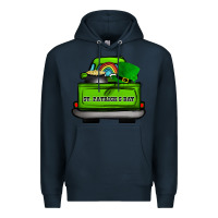 Navy St Patrick's Day Truck Premium Hoodie - Bettercallsaul