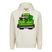 Oatmeal Heather St Patrick's Day Truck Premium Hoodie - Bettercallsaul
