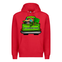 Red St Patrick's Day Truck Premium Hoodie - Bettercallsaul