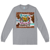 Heather Grey being a mom makes my life complete Long Sleeve Tee - Artiststas