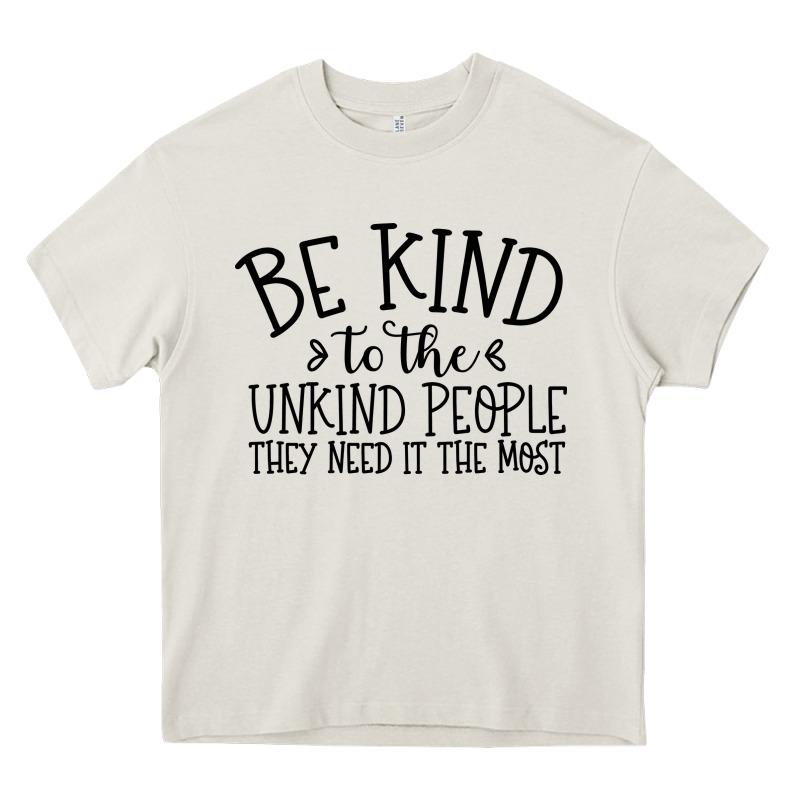 Be Kind Heavy Core Tee by Unal Design | Teevron