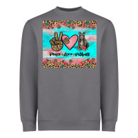 Storm peace love pitbull Heavyweight Sweatshirt - JahusDesignShop