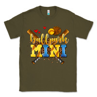 Army Green ballpark mini Classic Tee - AdoDesignShop