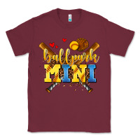 Burgundy ballpark mini Classic Tee - AdoDesignShop