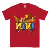 Red ballpark mini Classic Tee - AdoDesignShop