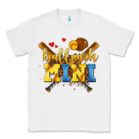 White ballpark mini Classic Tee - AdoDesignShop
