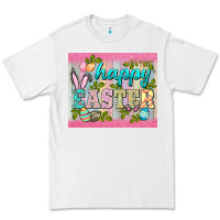White happy easter mousepad Premium Tee - BarkalooDesign