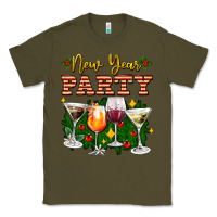 Army Green new year party christmas coctail Classic Tee - AdoDesignShop