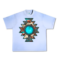 Grape Ice aztec leopard turquoise gemstone Urban Heavy Tee - JahusDesignShop