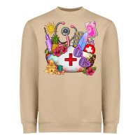 Mushroom nurse  summer Heavyweight Sweatshirt - AdoDesignShop