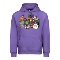 Tulip Farm animal coffee cups Urban Hoodie - HowdyJamesFarm