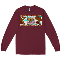 Burgundy being a mom makes my life complete license plate Long Sleeve Tee - Artiststas