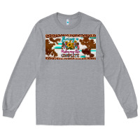 Heather Grey being a mom makes my life complete license plate Long Sleeve Tee - Artiststas