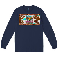 Navy being a mom makes my life complete license plate Long Sleeve Tee - Artiststas