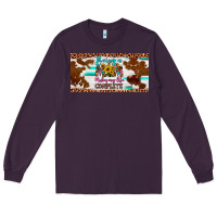 Plum being a mom makes my life complete license plate Long Sleeve Tee - Artiststas