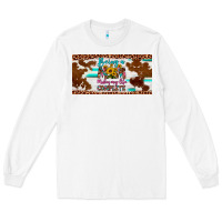 White being a mom makes my life complete license plate Long Sleeve Tee - Artiststas