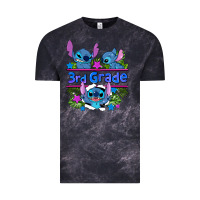 Cloud Black preview flower stitch 3rd grade Vintage Tee - AdoDesignShop