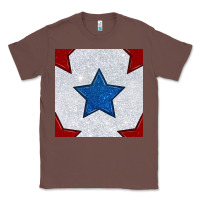 Chestnut Glitter 4th Of July Seamless Pattern Classic Tee - BundleAndBundleShop