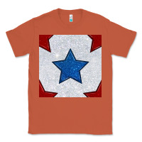 Copper Glitter 4th Of July Seamless Pattern Classic Tee - BundleAndBundleShop