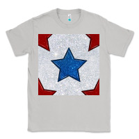 Moon Dust Glitter 4th Of July Seamless Pattern Classic Tee - BundleAndBundleShop