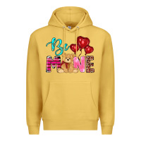 Antique Gold valentine's day be mine tedybear Premium Hoodie - RanaPortraitStore