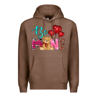 Chestnut valentine's day be mine tedybear Premium Hoodie - RanaPortraitStore